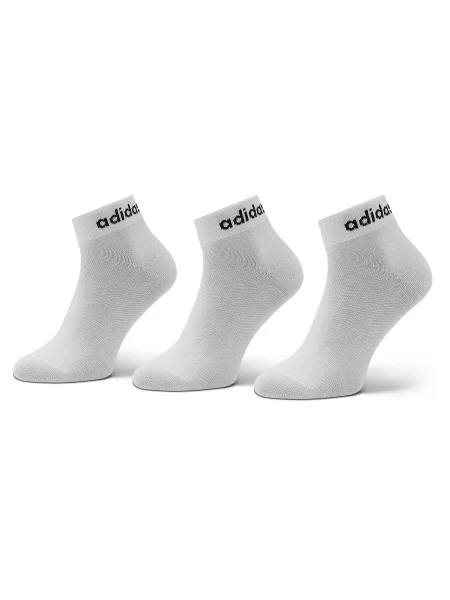 Adidas Kratke čarape Think Linear Ankle Socks 3 Pairs bijela