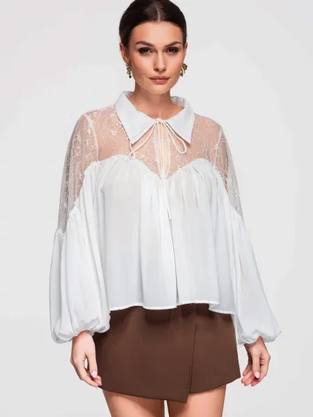 Ombre Halenka bílá