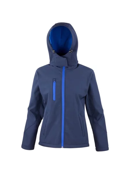 Kurtka Softshell Z Kapturem Core Lite niebieska