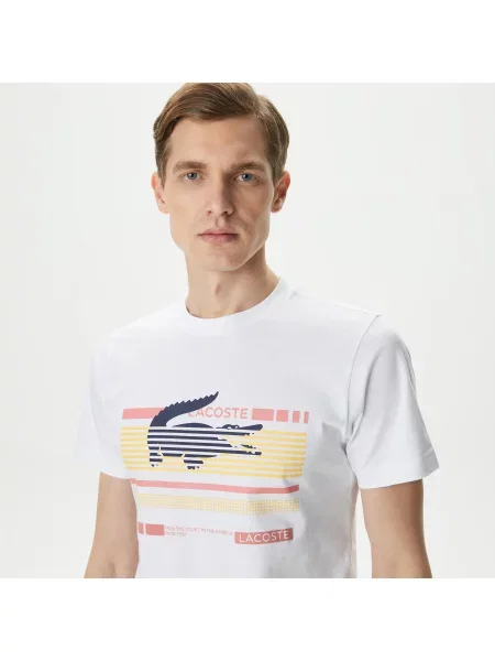 Футболка Lacoste белая
