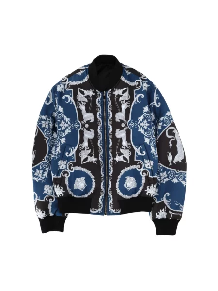 Kurtka bomber Versace niebieski