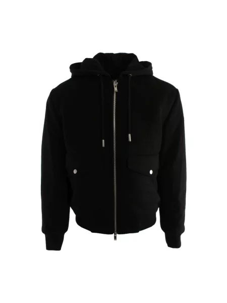 Kurtka bomber Moose Knuckles wełniany czarny