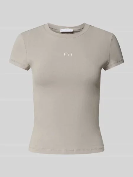 T-shirt z wyhaftowanym logo — LeGer Studio Kollektion