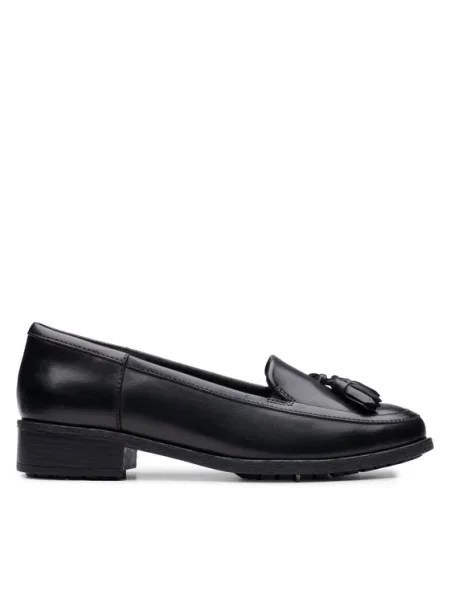 Félcipő Clarks fekete