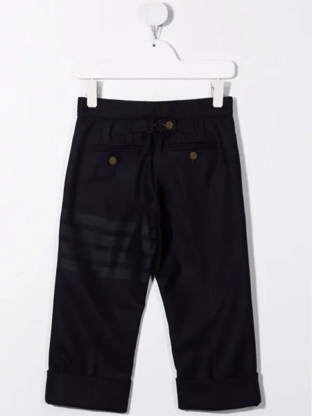 Dětské kalhoty Thom Browne modré