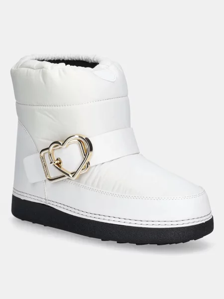 Μπότες χιονιού Love Moschino άσπρο λευκό