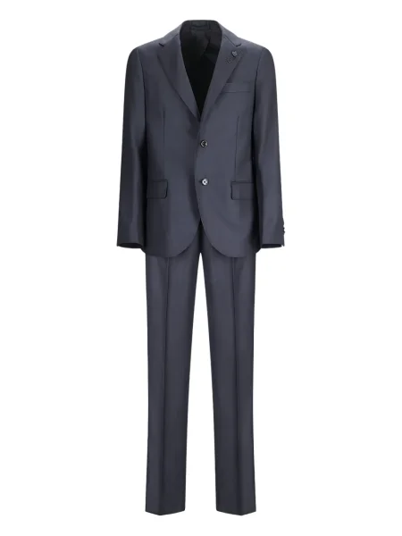 Costum Lardini de lână de costum albastru