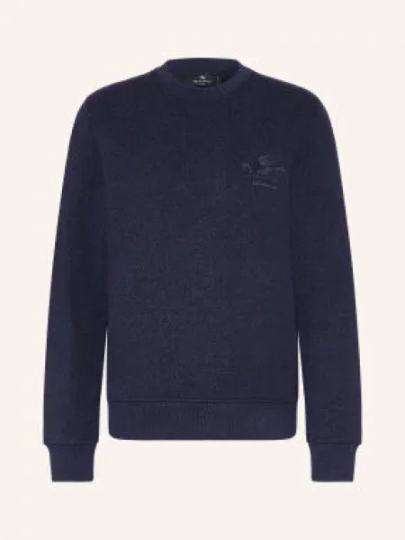 Etro Bluza blau granatowa