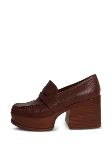 Pantofi loafer Gabriela Hearst din piele maro