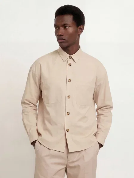 Paul Košile Comfort Fit béžová
