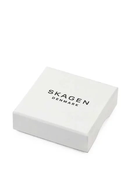 Cercei Skagen cu imprimeu geometric roz