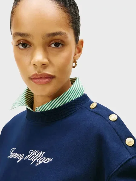 Світшот Tommy Hilfiger синій