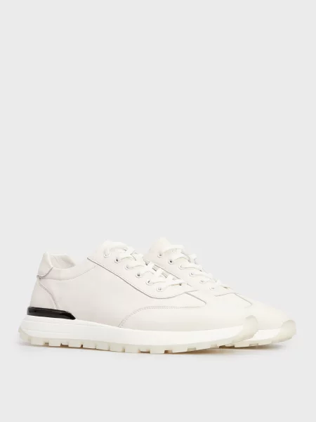 Шкіряні кросівки Respect білі