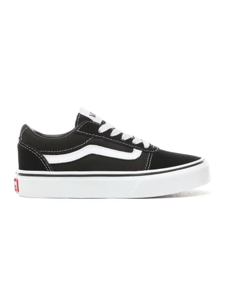 Sneakersy Vans skórzane czarne