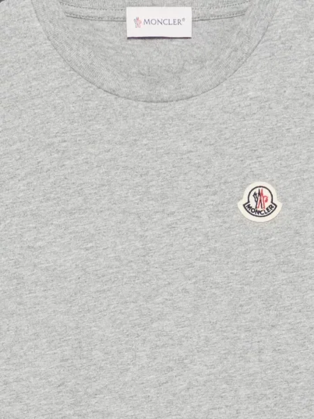 Dětské tričko Moncler Enfant šedé