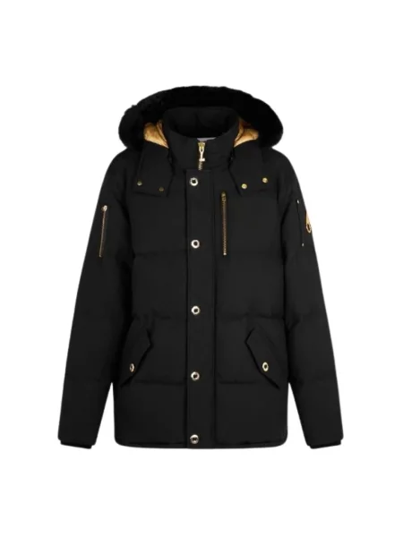 Moose Knuckles Kurtki Mężczyzna M Original Shearling Trim 3Q Jacket czarny