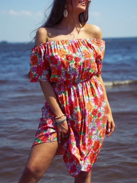 Mała mały sukienka mini Resti biała