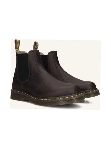 Sztyblety Dr. Martens skórzane brązowe