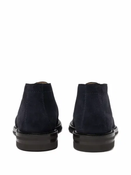 Botine Scarosso din piele de căprioară albastru