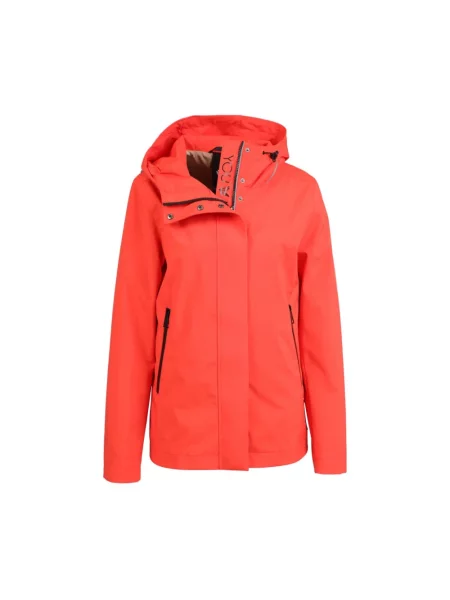Kurtka softshell z kapturem Fuchs Schmitt czerwona