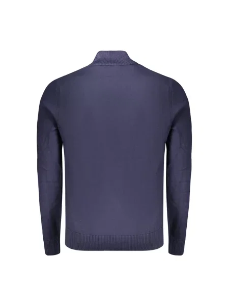 Sweter Boss wełniany niebieski