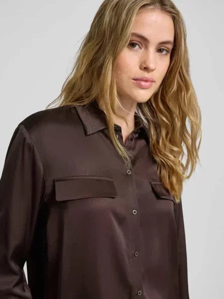 Satynowa bluzka z zapięciem na Style Icon Collection