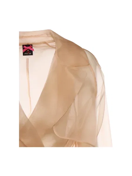 Trencz Pinko z organzy różowy