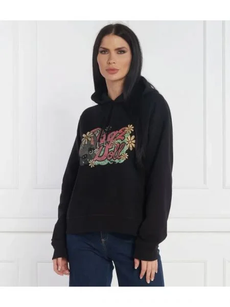 Hanorac | Oversize fit negru