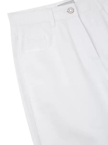 Pantaloni Tomboy alb