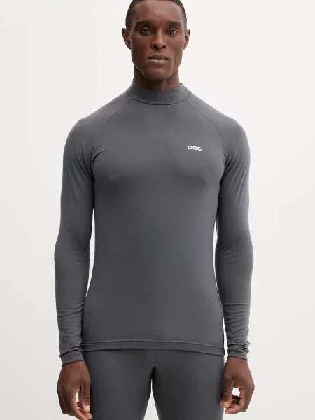 POC longsleeve funkcyjny z dodatkiem wełny szara