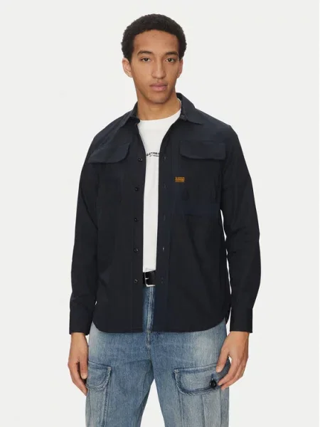 Рубашка G-star Raw синяя