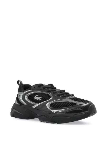 Sneakerși Lacoste plasă negru