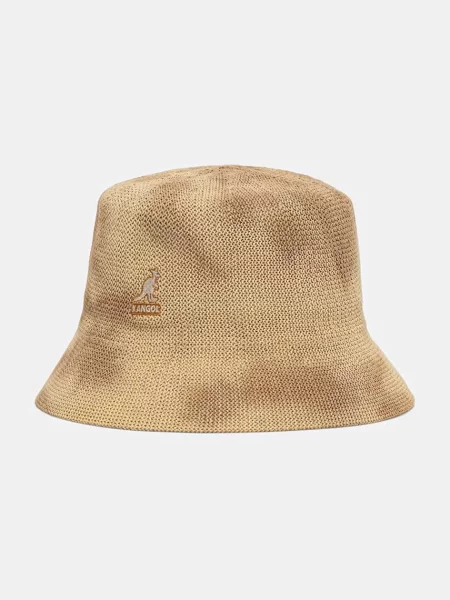 Kangol bucket hat TIE DYE KNIT BUCKET beżowy