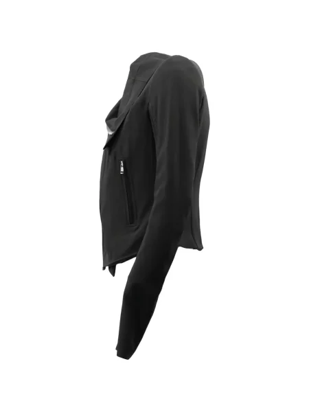 Geacă Rick Owens asimetrică negru