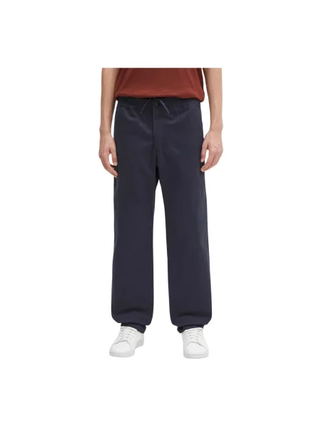 A.P.C. spodnie pantalon chuck granatowy proste niebieskie