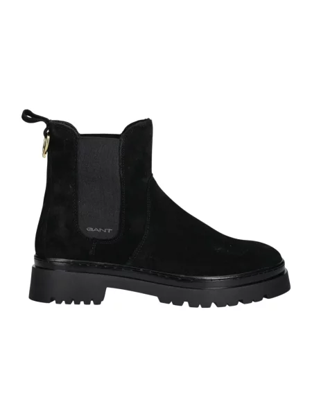 Buty do kostki Gant skórzane czarne