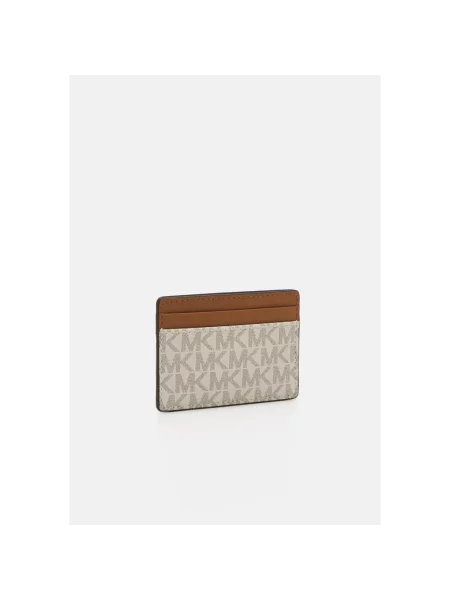 Etui na karty kredytowe MICHAEL Michael Kors beżowy
