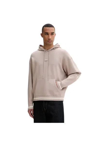 Filling Pieces bluza Knit Hoodie beżowa