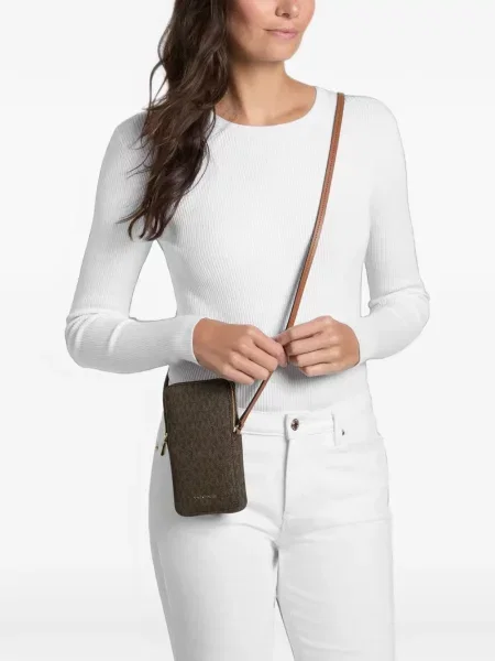Geanta crossbody Michael Kors din piele maro