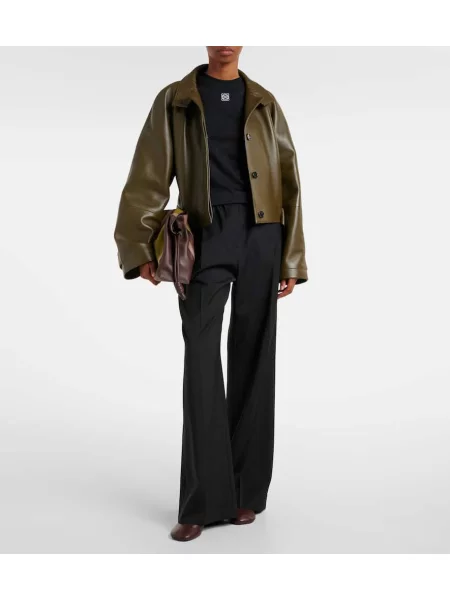 Pantaloni Loewe de lână negru