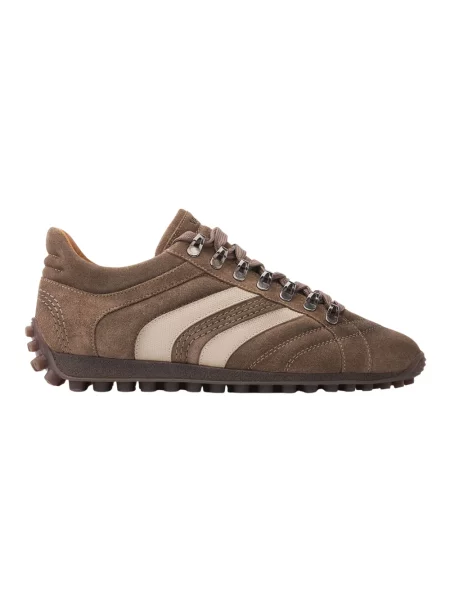 Sneakersy Via Vai skórzane brązowe
