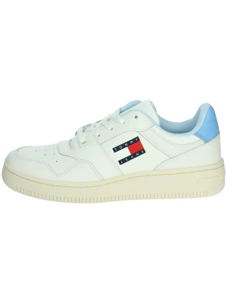 Tommy Jeans Tenisice Tjw Retro Basket Ess Svijetloplava bijela
