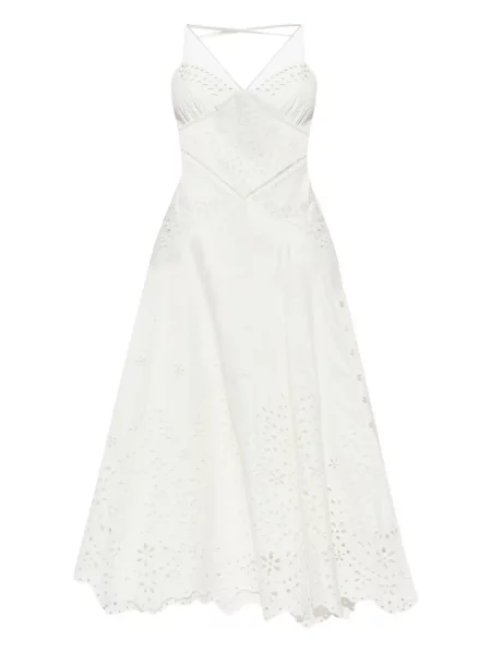 Rochie Self-portrait de costum alb