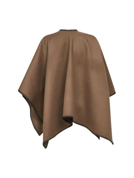 Peleryna Max Mara wełniany brązowy