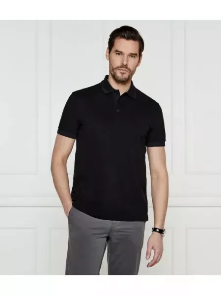 BOSS GREEN Polo Paddy negru