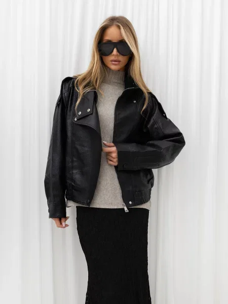 Jakna Italy Moda crna