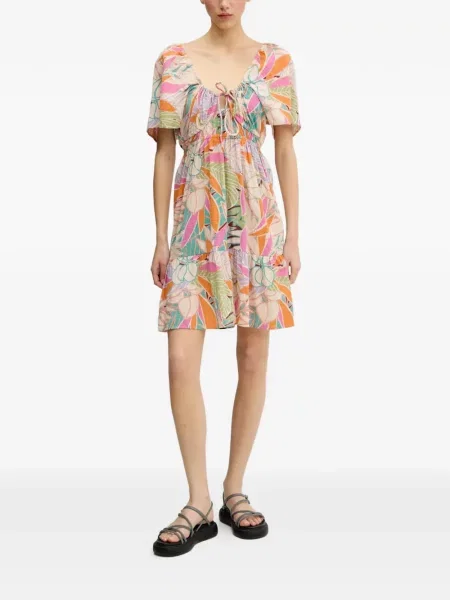 Rochie mini Rip Curl cu model floral cu imagine