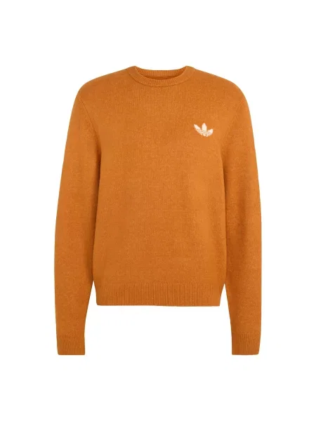 ADIDAS ORIGINALS Πουλόβερ Trefoils Essentials ωχροκίτρινο λευκό