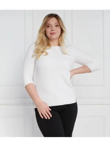 Persona by Marina Rinaldi Pulover PLUS SIZE alb