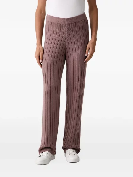 Pantaloni Chantelle tricotate violet